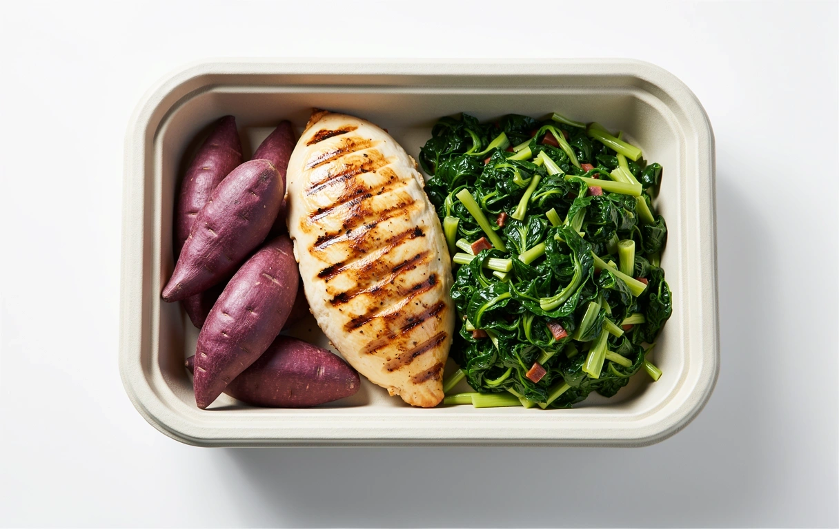 Balanced calorie-controlled meal kit