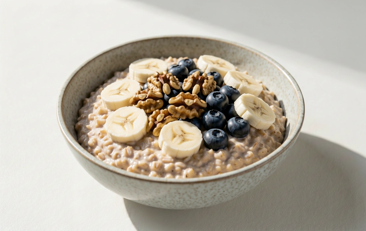 Breakfast menu example